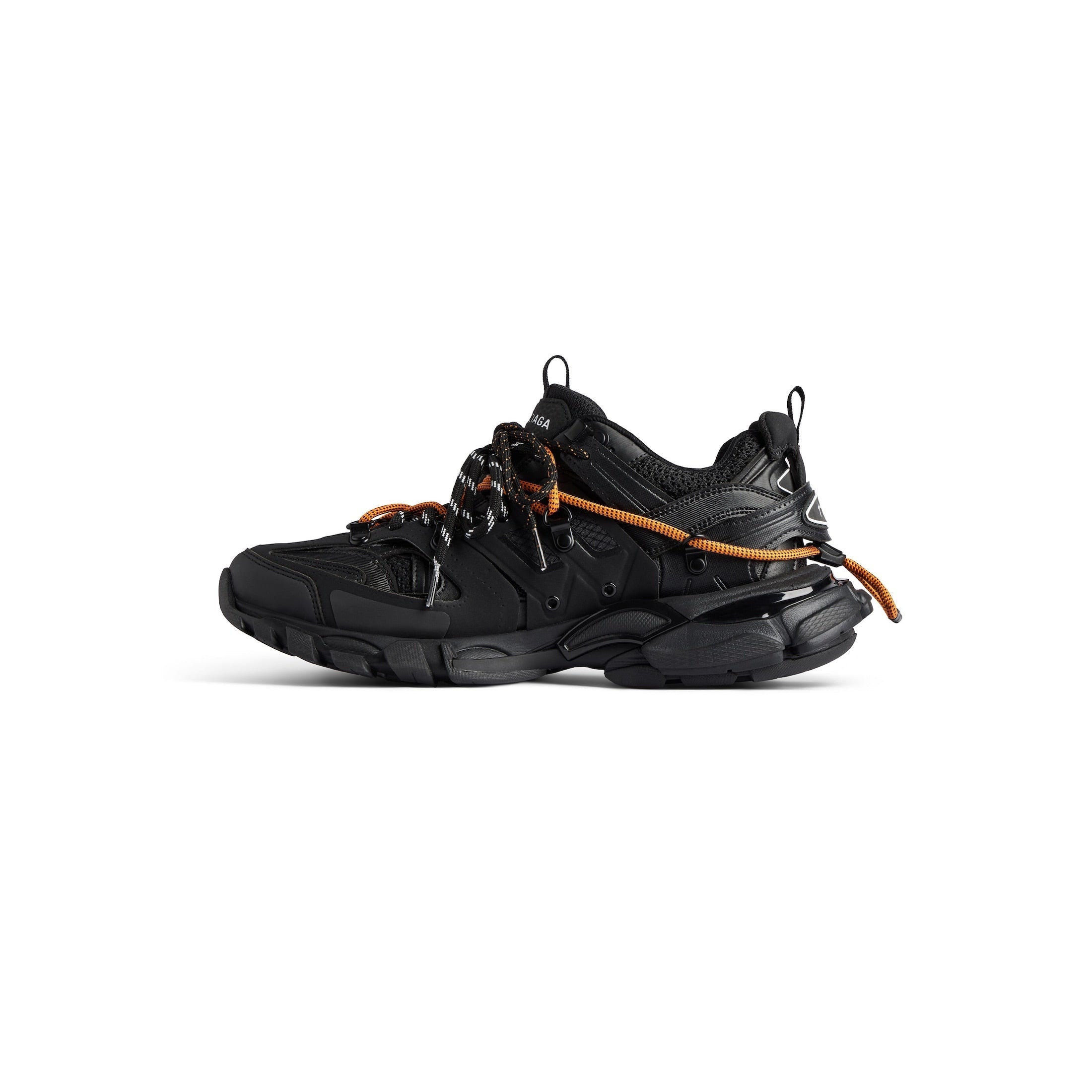 Sneaker Track Trail Laces En Noir/Orange