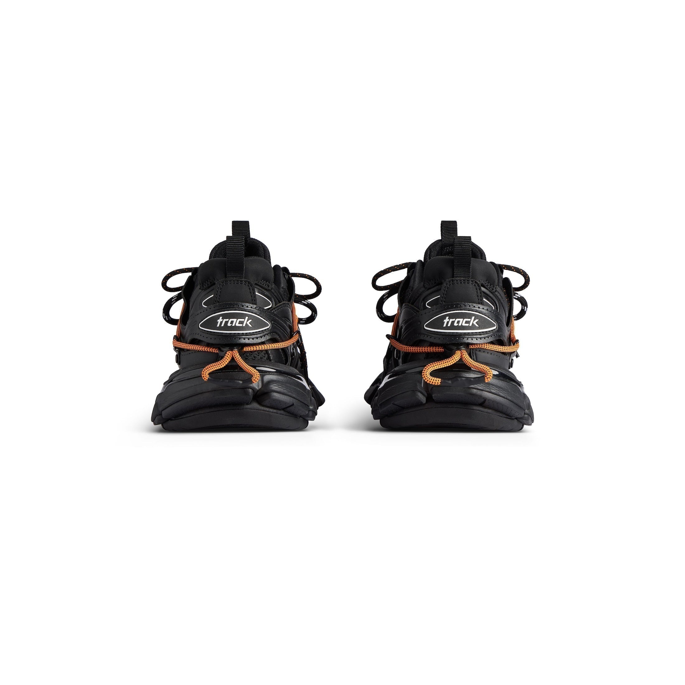 Sneaker Track Trail Laces En Noir/Orange