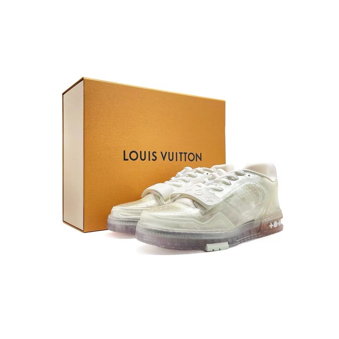 Louis Vuitton Trainer White Transparent